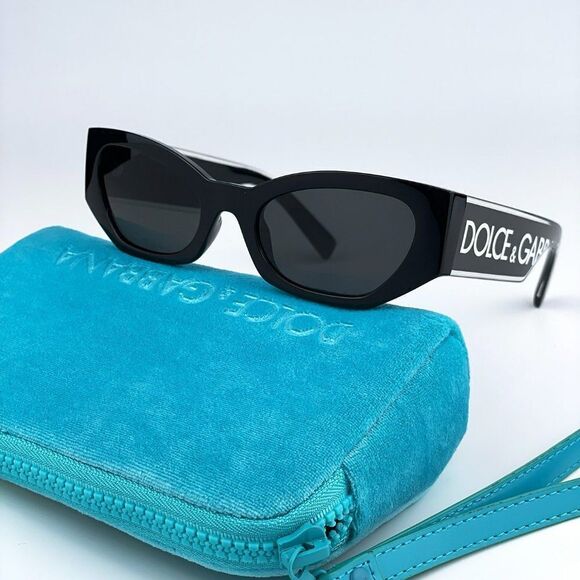 Dolce & Gabbana Accessories - SALE! NEW D&G DG6186 501/87 Black Dark Grey Cat Eye Women Sunglasses